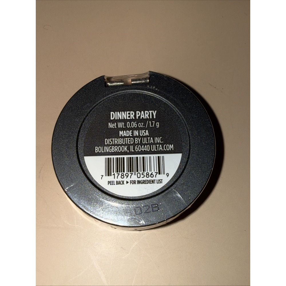 DINNER PARTY Ulta Beauty Eye Shadow sealed 0.06oz USA Pink Metallic‎ - Picture 2 of 2